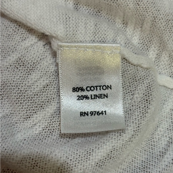 Pure Jill J Jill‎ Cotton Linen Top With Pockets size Medium Oversized - Picture 4 of 6